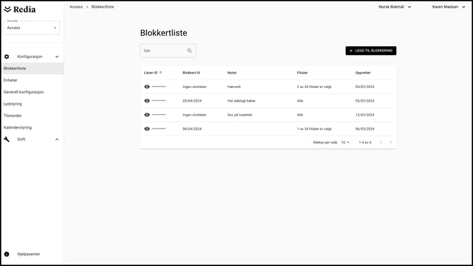 Admin-NORSK-Access-Blokeringsliste---oversigt