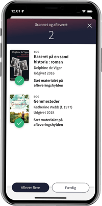 afleveret-liste