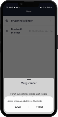 Android - Giv Bluetooth tilladelse