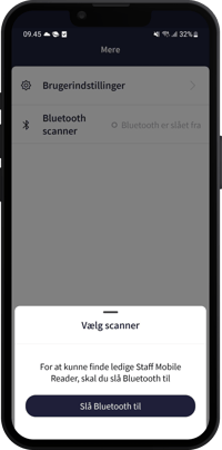 Android - Slå Bluetooth til