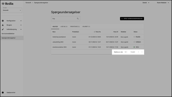 Admin-Spørgeundersøgelser---oversigt-rækkevælger